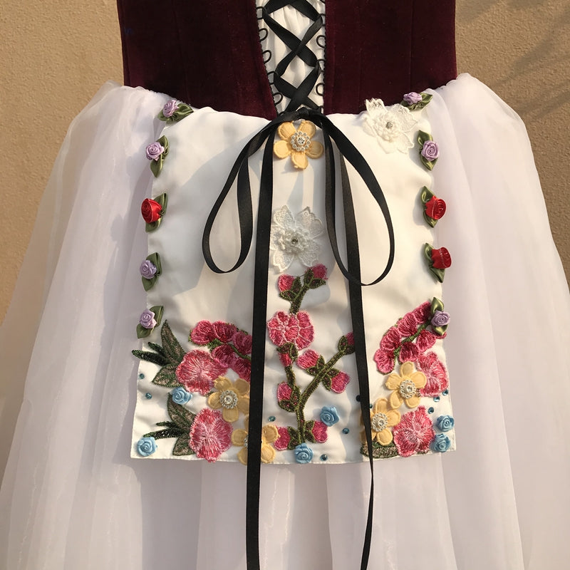Romantic Ballet Peasant Tutu Dress