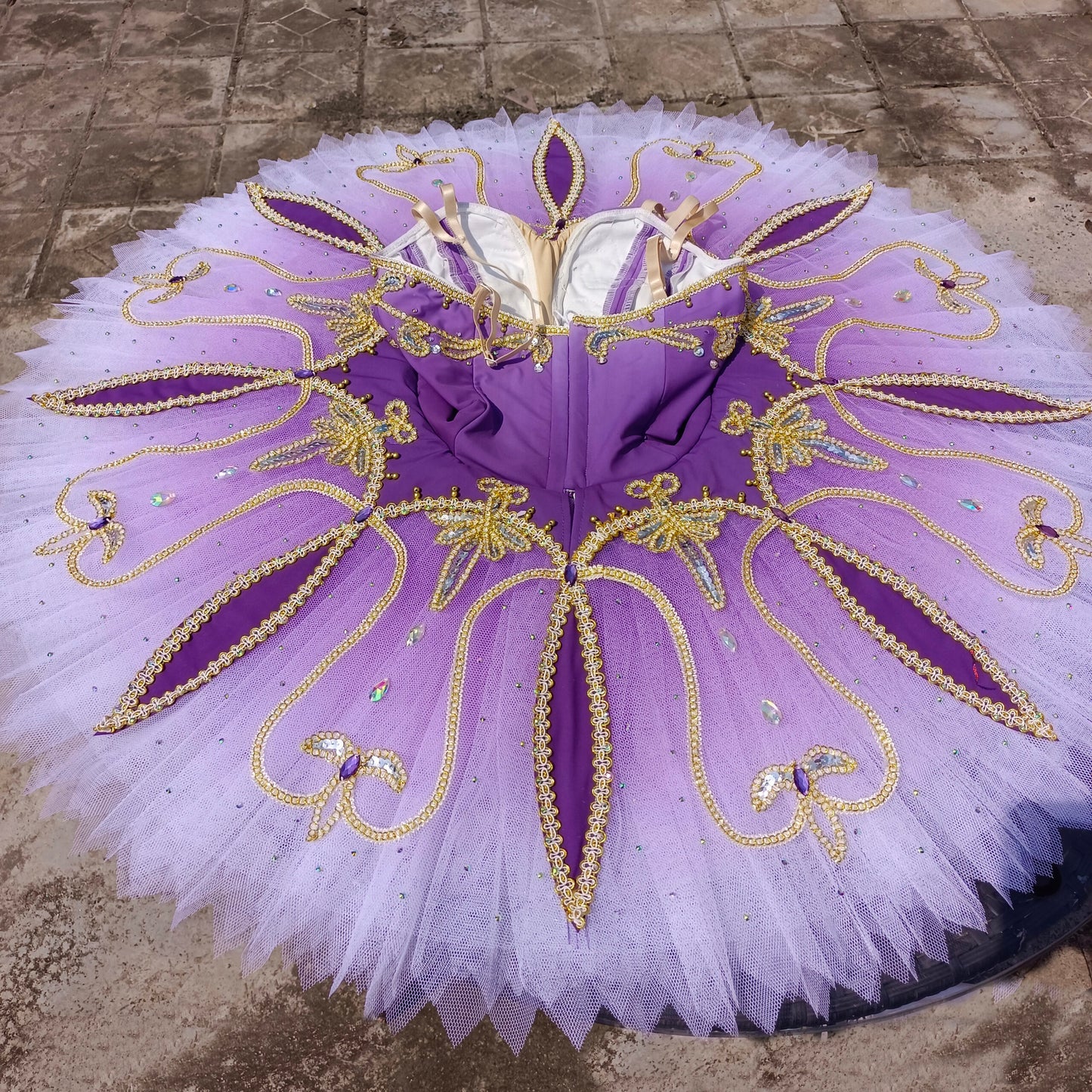 Classical Blue Odalisque Pancake Tutu (Blue, Purple or White)