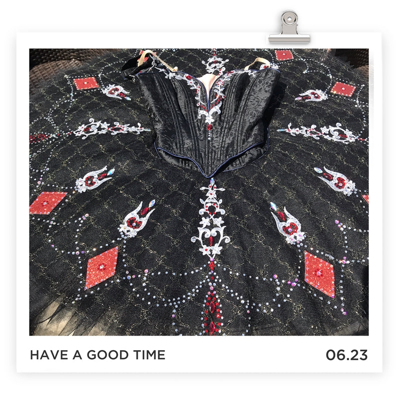 Legacy Spanish Black or Red Premium Pancake Tutu