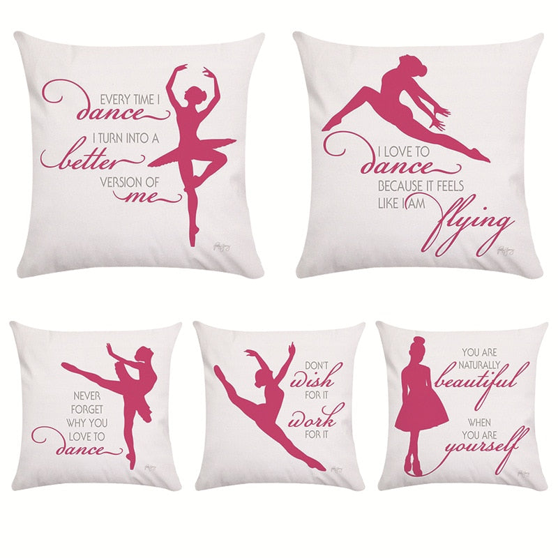 Ballerina Decorative Cushion Cover
