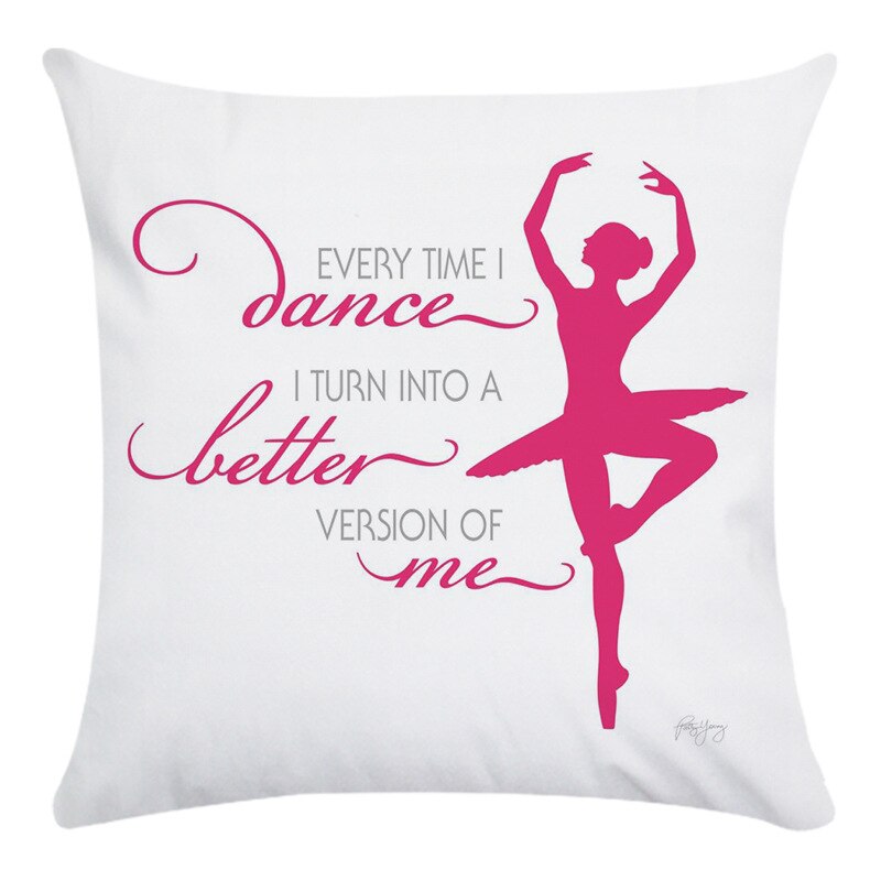 Ballerina Decorative Cushion Cover