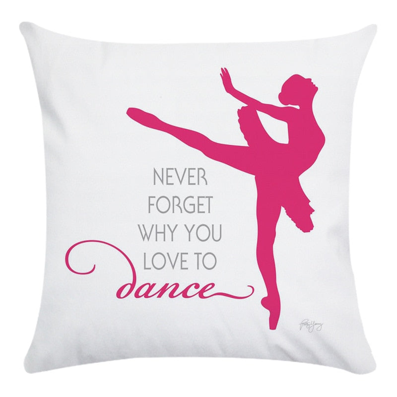 Ballerina Decorative Cushion Cover