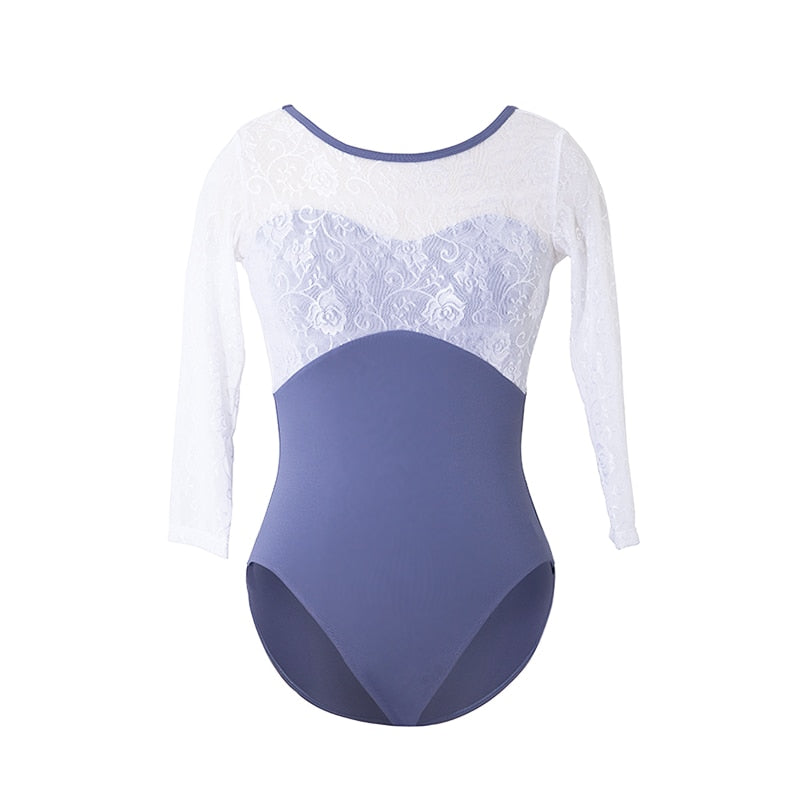 Ballerina Elegant Lace Leotard