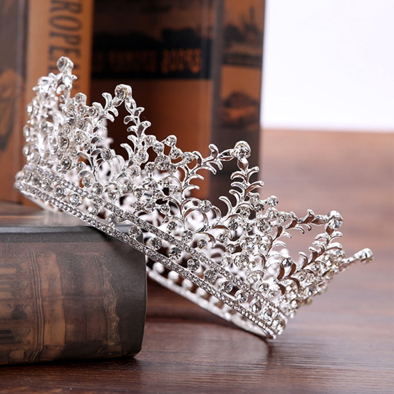 Gold or Silver Ice Queen Performance Crystal Crown