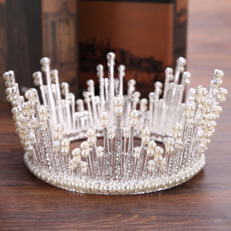 Gold or Silver Ice Queen Performance Crystal Crown