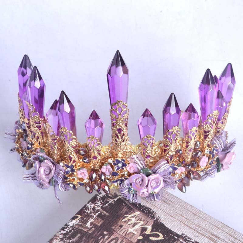 Purple, Red OR Multi Color Performance Ballet Crown