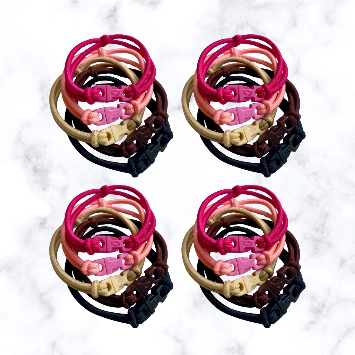 Buckle Hair Tie Elastics - No Snagging, No Tangles
