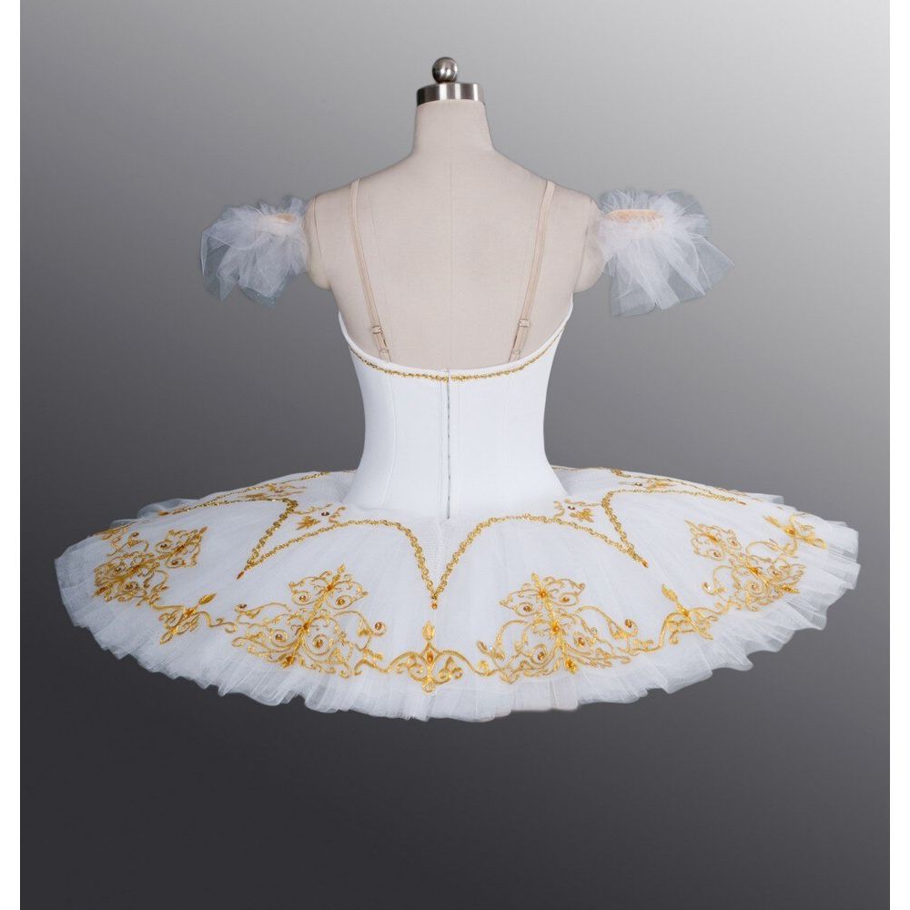 Professional White and Gold Ballet Tutu