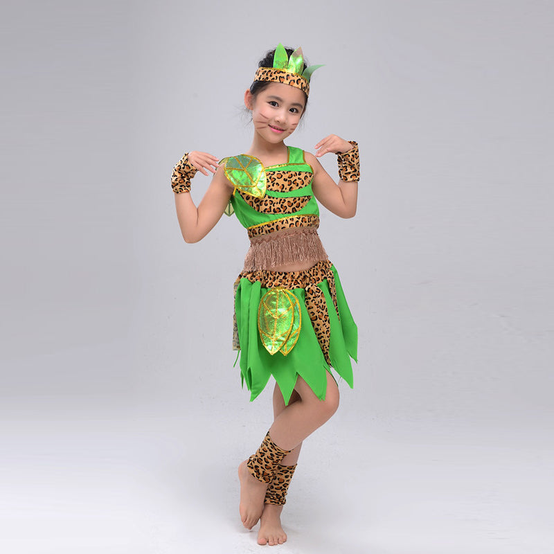 Children Dance African Hunter Stage Wear