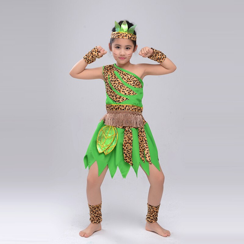 Children Dance African Hunter Stage Wear