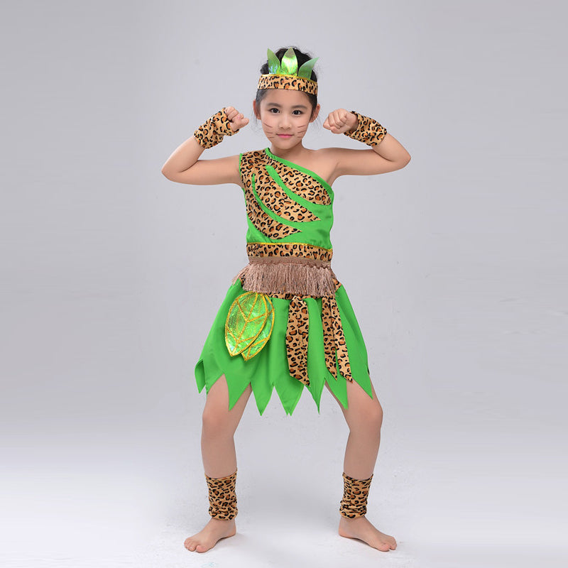 Children Dance African Hunter Stage Wear