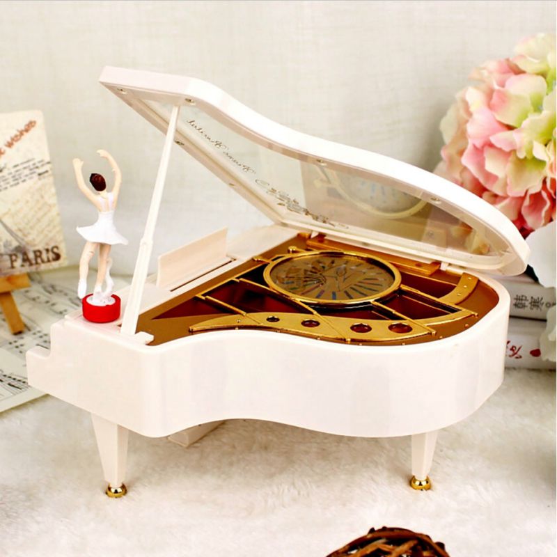 Classical Music Box Clockwork Type Rotary Ballerina Girl