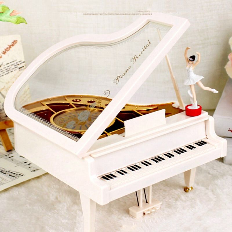 Classical Music Box Clockwork Type Rotary Ballerina Girl