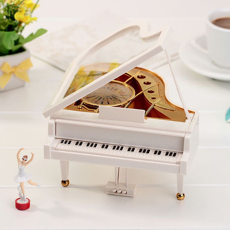 Classical Music Box Clockwork Type Rotary Ballerina Girl