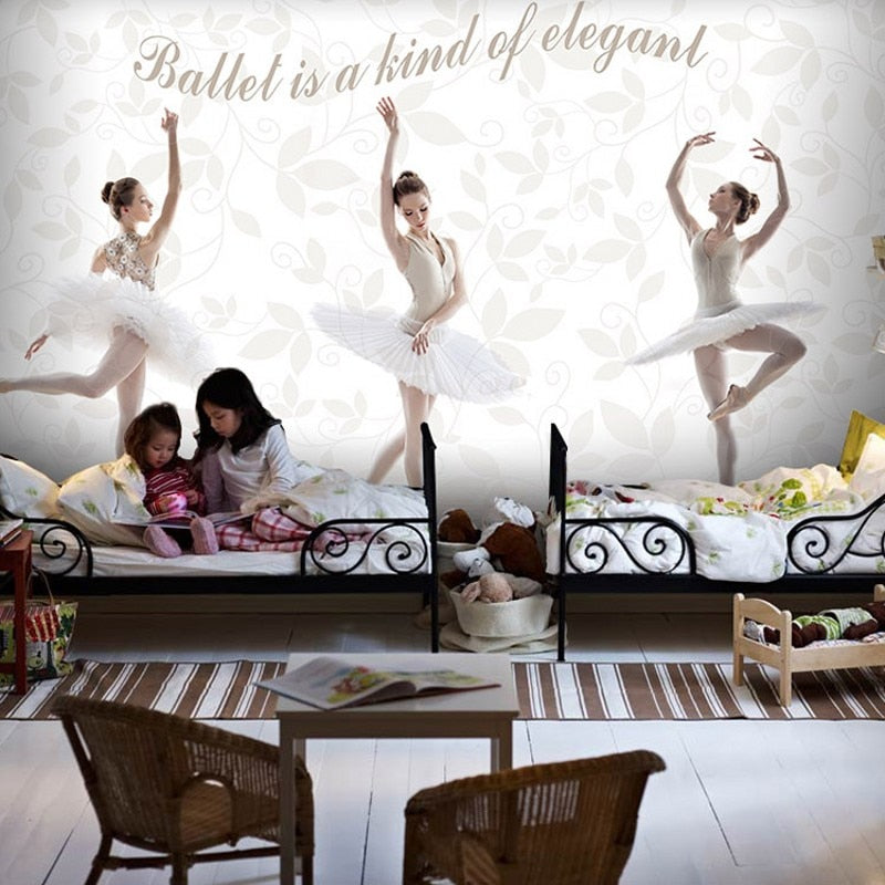 3D Ballerina Full Wallpaper, Per Square Meter