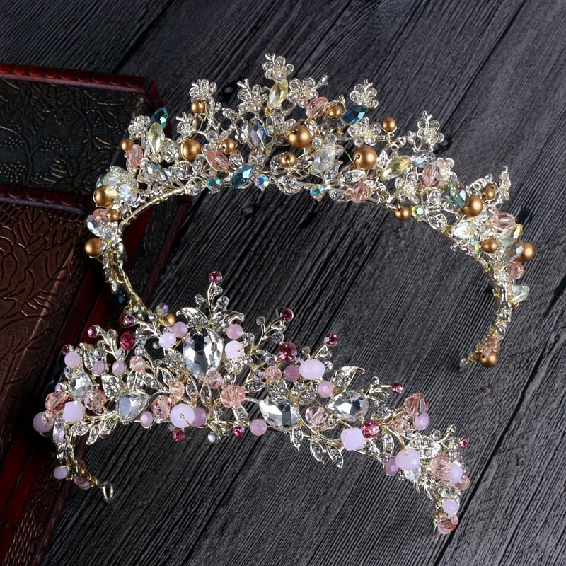 Unique Ballet Headpiece Handmade Beaded Colorful Tiara