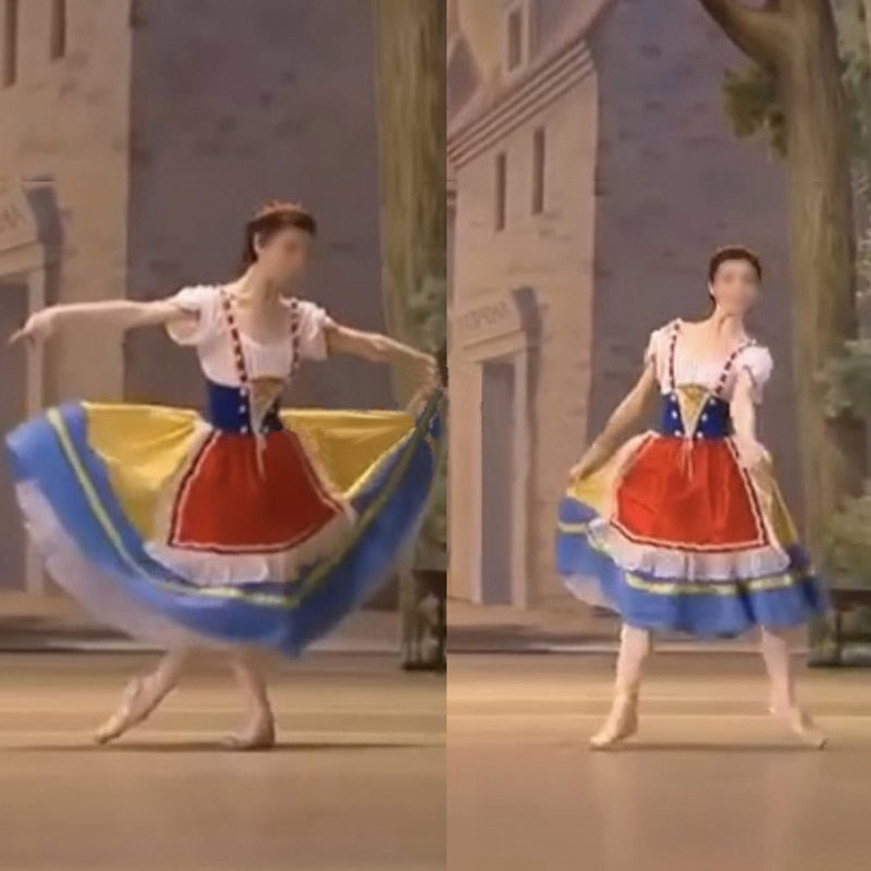 Peasant Giselle Variation Ballet Dance Dress