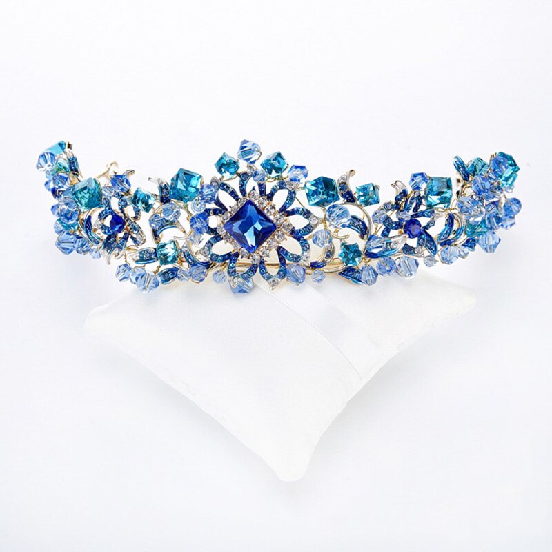 Handmade Elegance Crystal Hair Ballet Crown