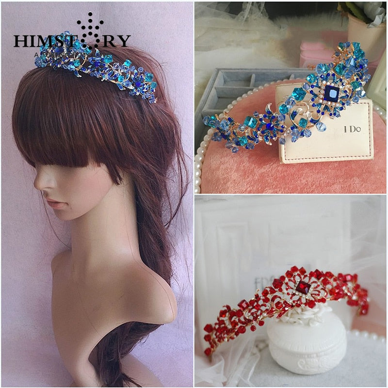 Handmade Elegance Crystal Hair Ballet Crown