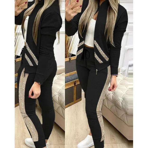 Two Piece Leisure Sequin Set