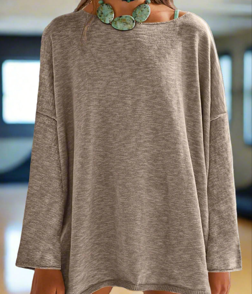 Studio Long Sleeve Oversized Top