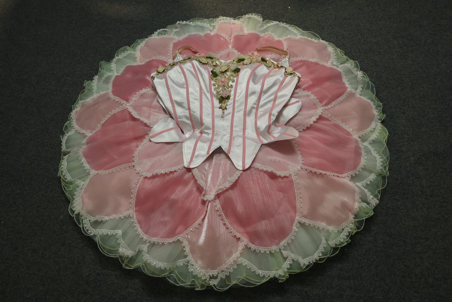Peppermint Nutcracker Ballet Tutu - Pancake or Bell Shape