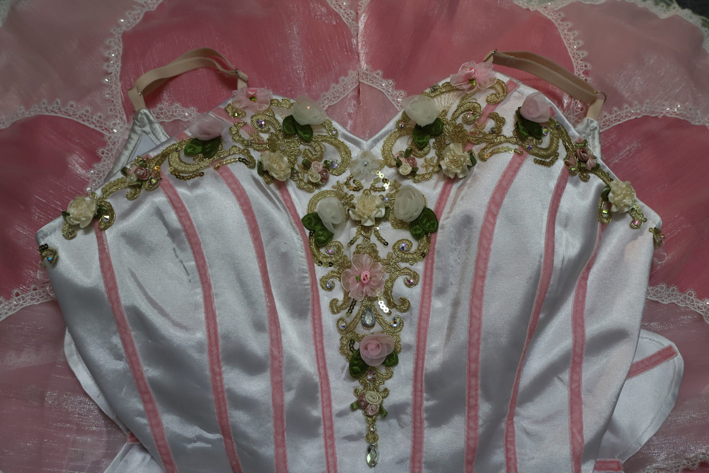 Peppermint Nutcracker Ballet Tutu - Pancake or Bell Shape