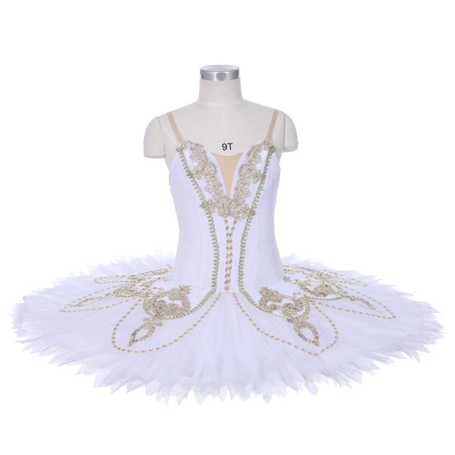 Classical White Elegant Simple Pancake Tutu - Choose Variation Style!