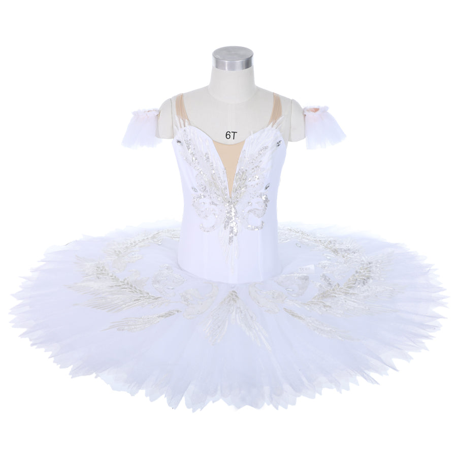 Classical White Elegant Simple Pancake Tutu - Choose Variation Style!