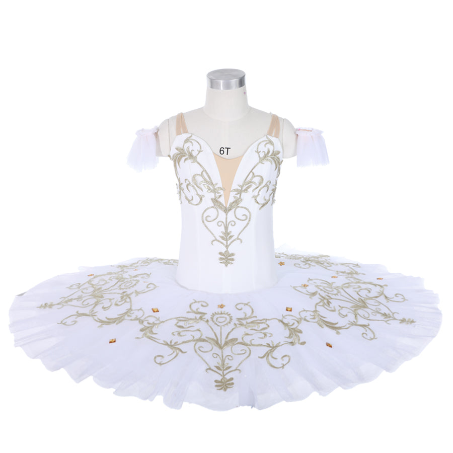 Classical White Elegant Simple Pancake Tutu - Choose Variation Style!