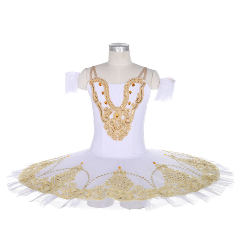 Classical White Elegant Simple Pancake Tutu - Choose Variation Style!