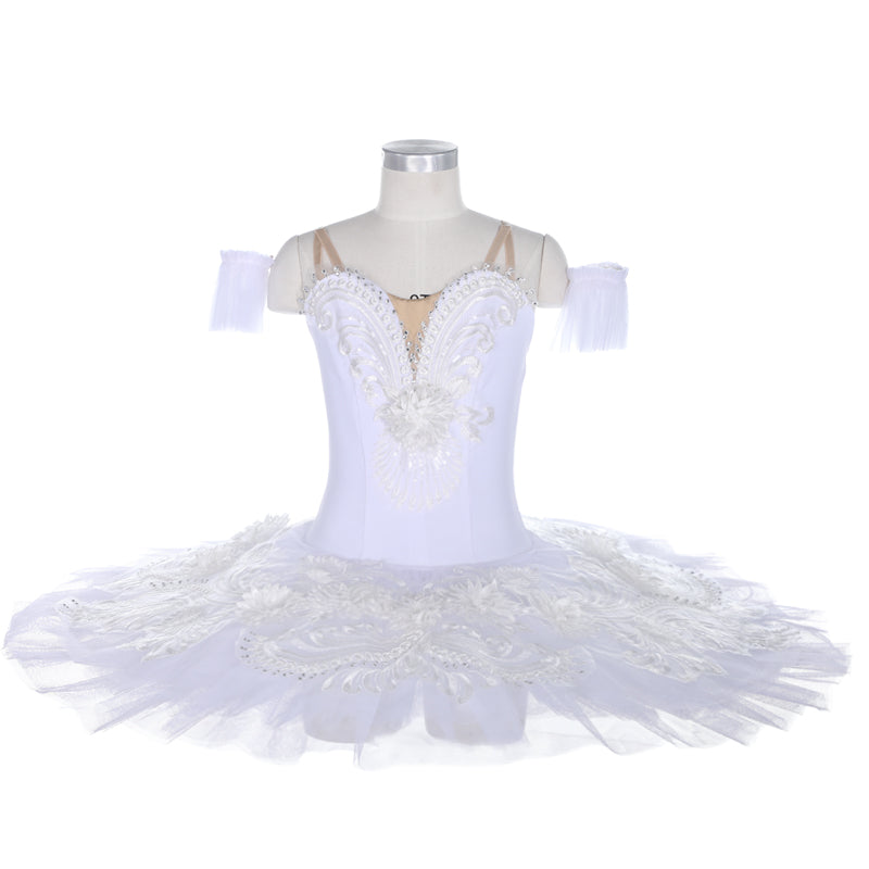 Classical White Elegant Simple Pancake Tutu - Choose Variation Style!