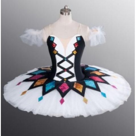 Professional Harlequin Doll Pancake Tutu