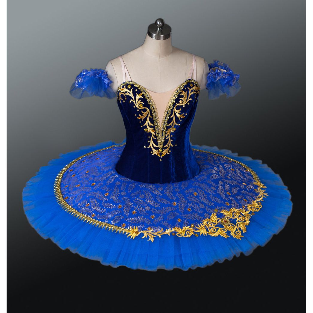 Blue Patriotic Professional Competition Pancake Tutu