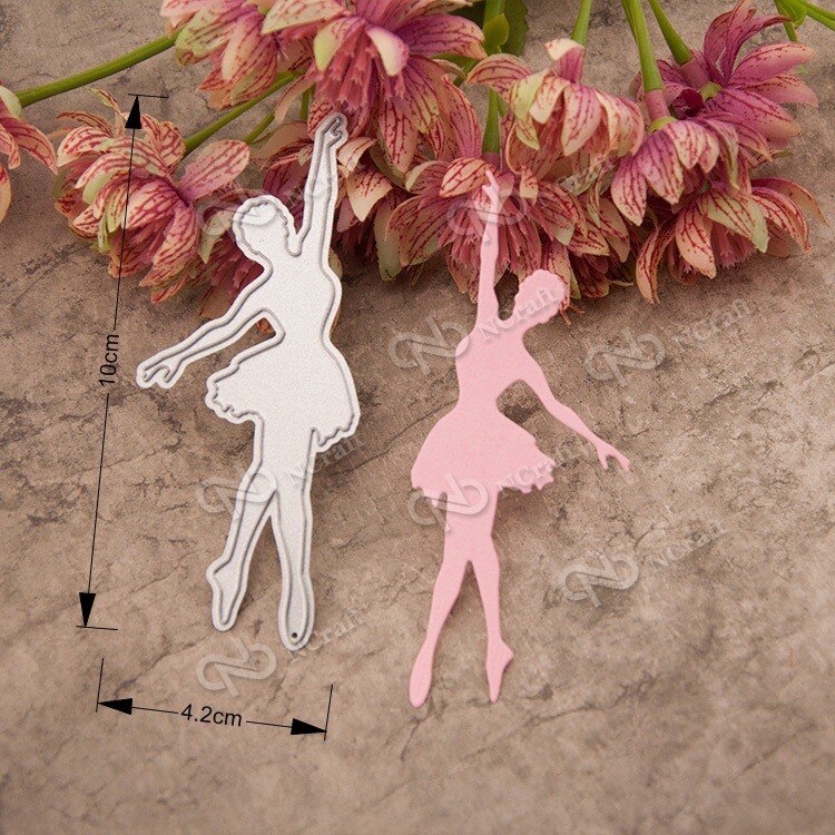 Ballet Metal Cutting Scrapbook Paper Craft Decoration