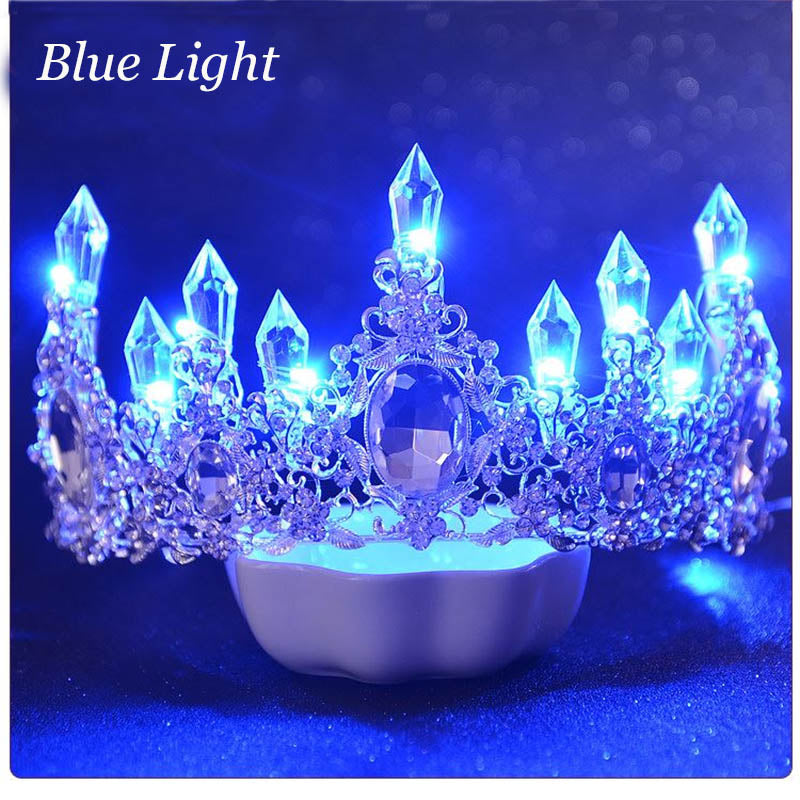 Glowing Ice Queen Ballet Performance Headpiece