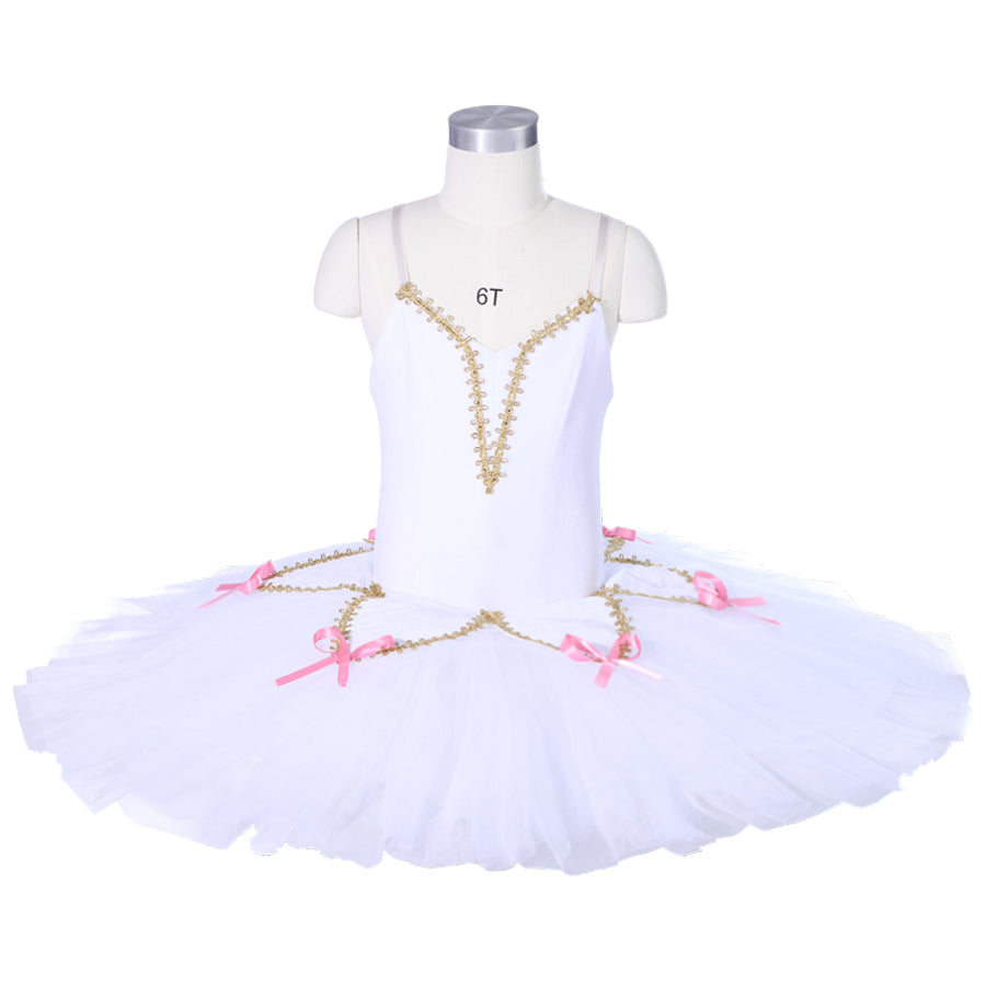 Classical White Elegant Simple Pancake Tutu - Choose Variation Style!