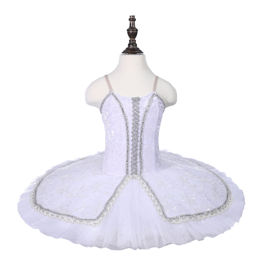 Classical White Elegant Simple Pancake Tutu - Choose Variation Style!