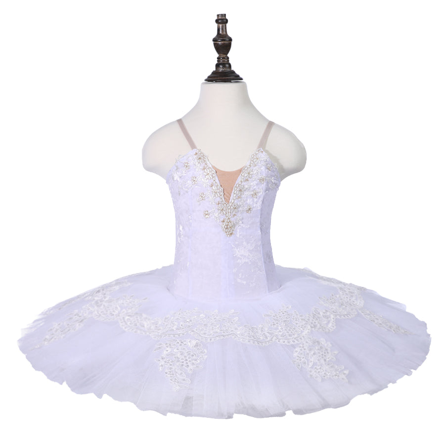 Classical White Elegant Simple Pancake Tutu - Choose Variation Style!