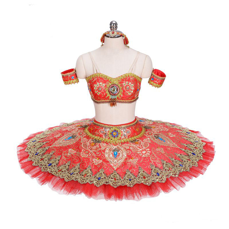 La Bayadere Odalisque Premium Red Pancake Tutu