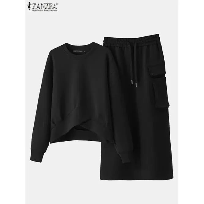 Easy Day Sweatshirt And Dress Set