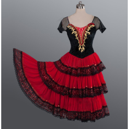 Romantic Ballet Spanish Lead DON Q Ballet Dress II