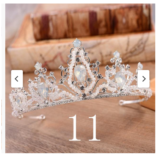 Silver Or Gold Chrystal & Pearls Ballet Tiara - Various Options!