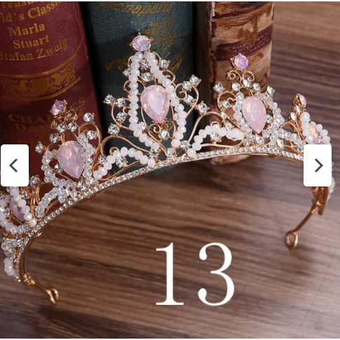 Silver Or Gold Chrystal & Pearls Ballet Tiara - Various Options!