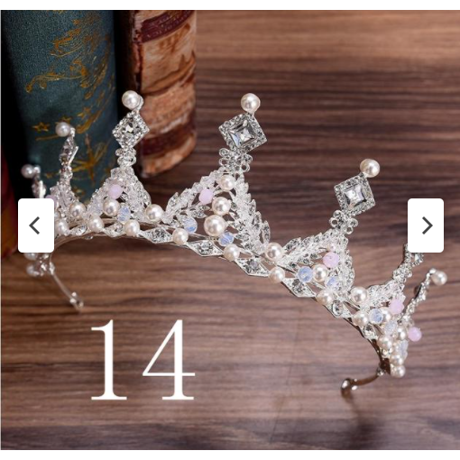 Silver Or Gold Chrystal & Pearls Ballet Tiara - Various Options!
