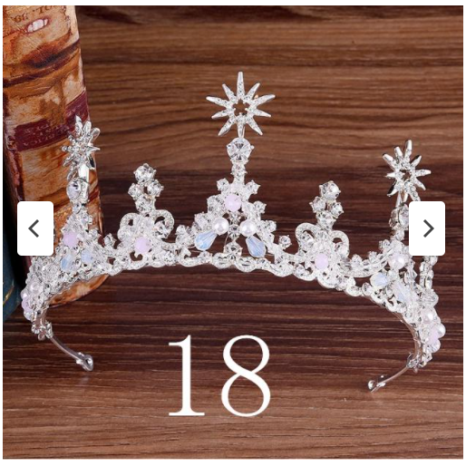 Silver Or Gold Chrystal & Pearls Ballet Tiara - Various Options!