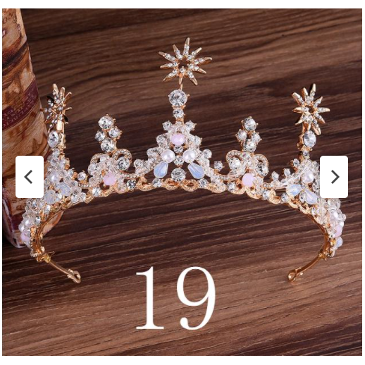 Silver Or Gold Chrystal & Pearls Ballet Tiara - Various Options!