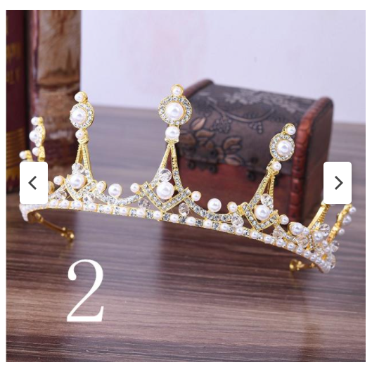 Silver Or Gold Chrystal & Pearls Ballet Tiara - Various Options!