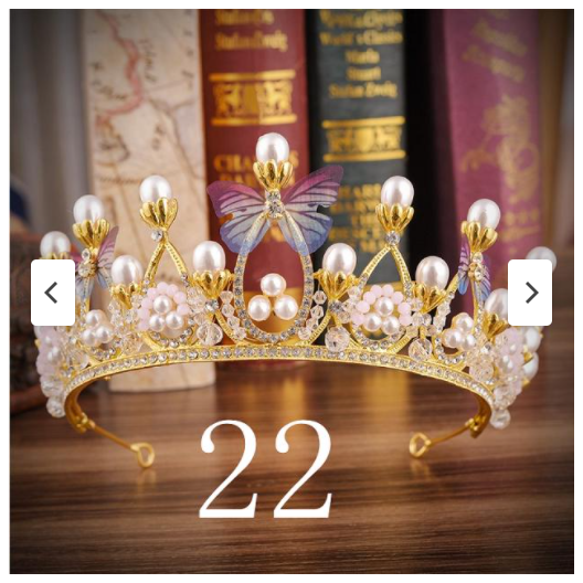 Silver Or Gold Chrystal & Pearls Ballet Tiara - Various Options!