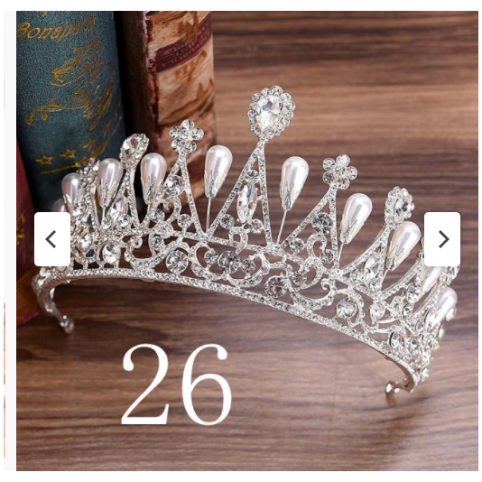 Silver Or Gold Chrystal & Pearls Ballet Tiara - Various Options!